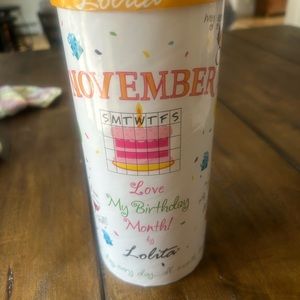 November birthday wine glass new